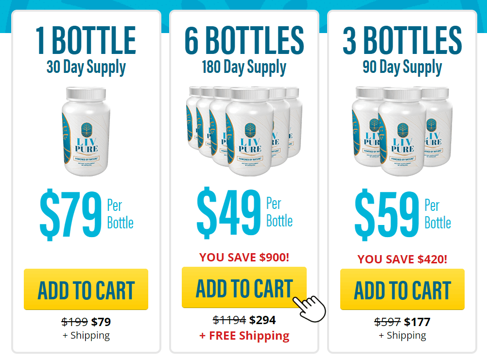 LivPure - add to cart